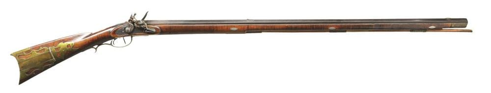 Samuel (junior) Alken comparable auction result: a very nice late flintlock rifle by samuel