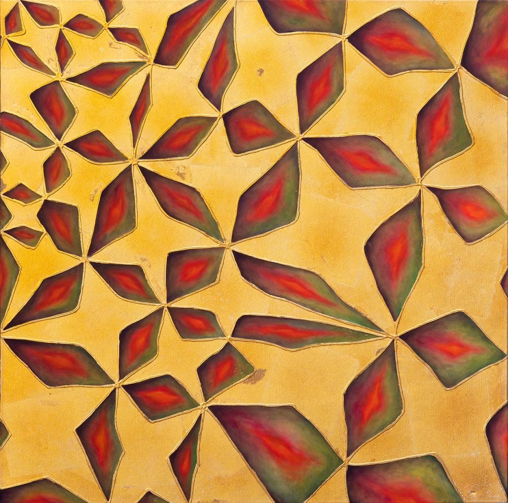 Melody Armstrong comparable auction result: melody armstrong four pointed star pattern