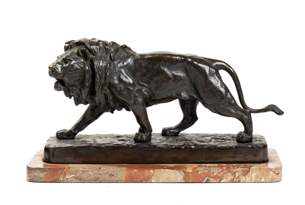 louis vidal 1831 1892 bronze sculpture depicting a lion · Bertolami Fine Art s.r.l. · 2024-06-04 Louis (1831) Vidal comparable auction result: louis vidal 1831 1892 bronze sculpture depicting a lion