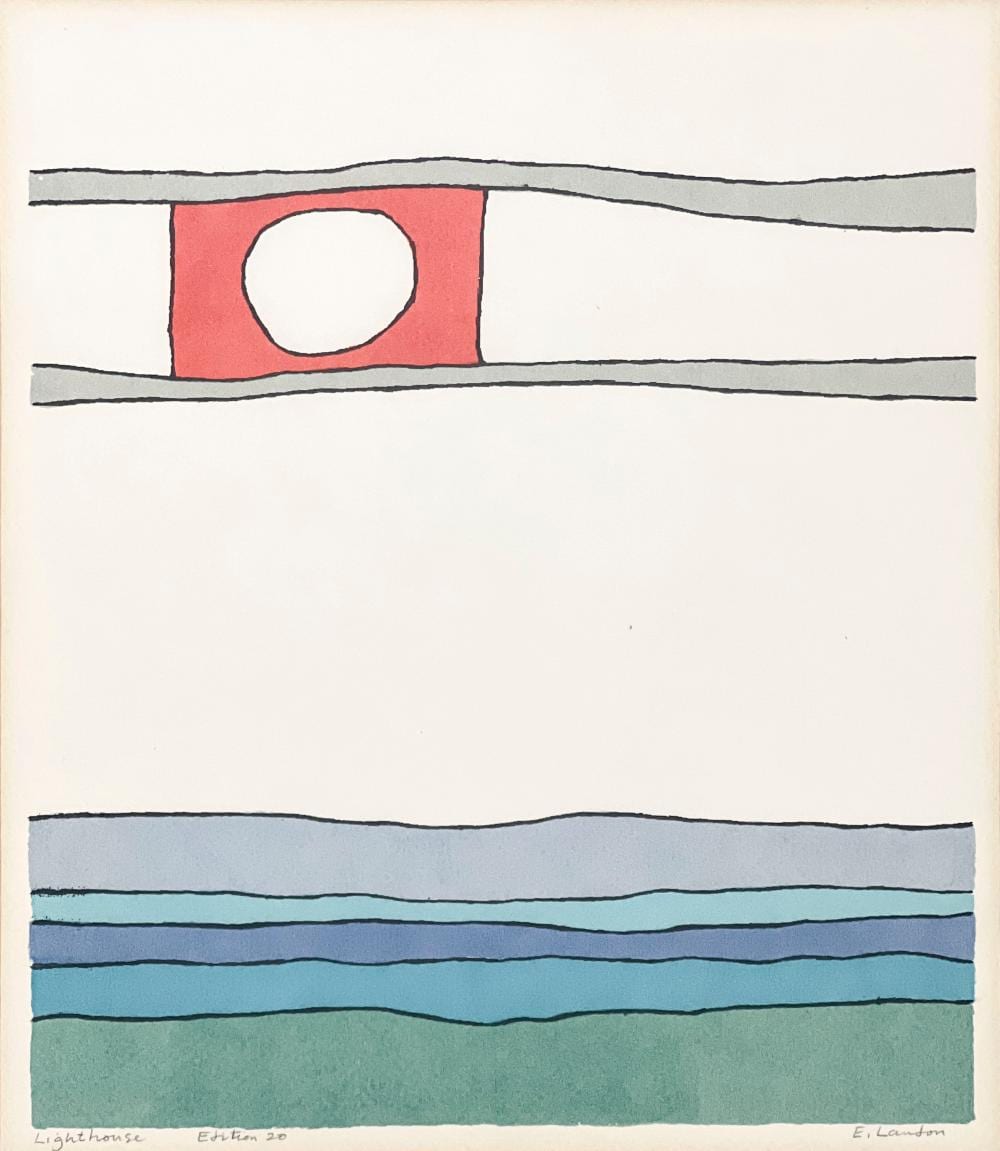 edward august landon lighthouse · Capsule Gallery Auction · 2024-05-23 Edward August Landon comparable auction result: edward august landon lighthouse