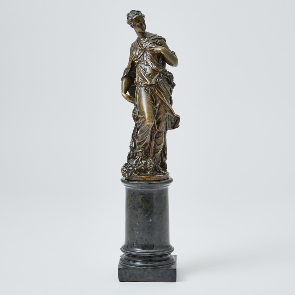Tiziano Aspetti comparable auction result: bronze figure of judith with the head of holofernes 18th century after a model by tiziano aspetti