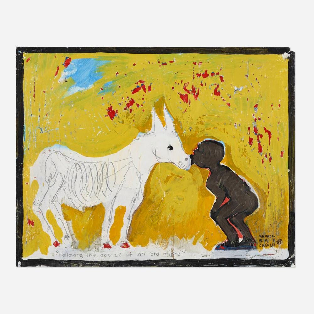 Michael Ray Charles comparable auction result: michael ray charles kissing ass