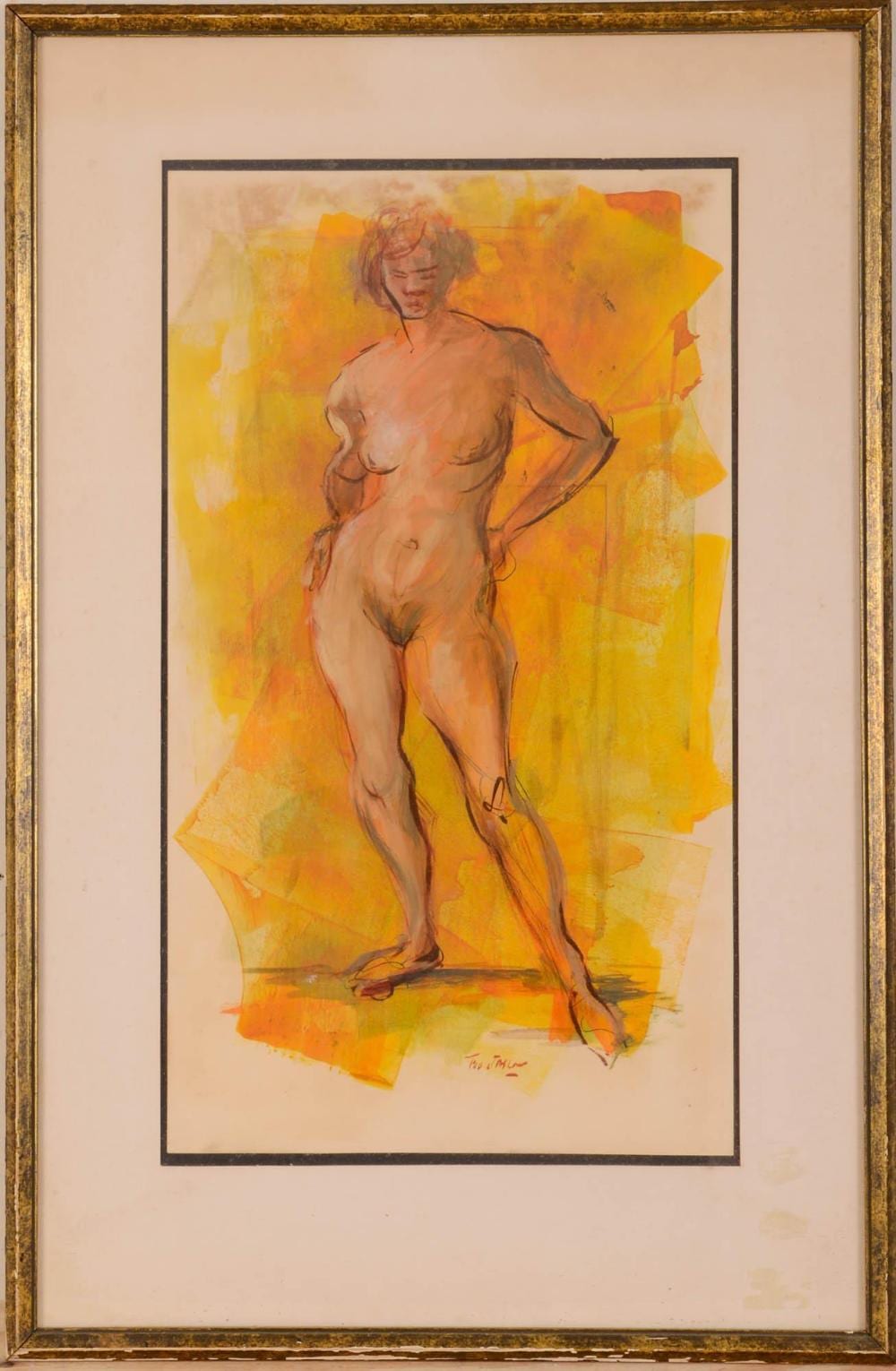 ted jaslow born 1934 standing nude · Casco Bay Auctions · 2024-05-21 Ted Jaslow comparable auction result: ted jaslow born 1934 standing nude