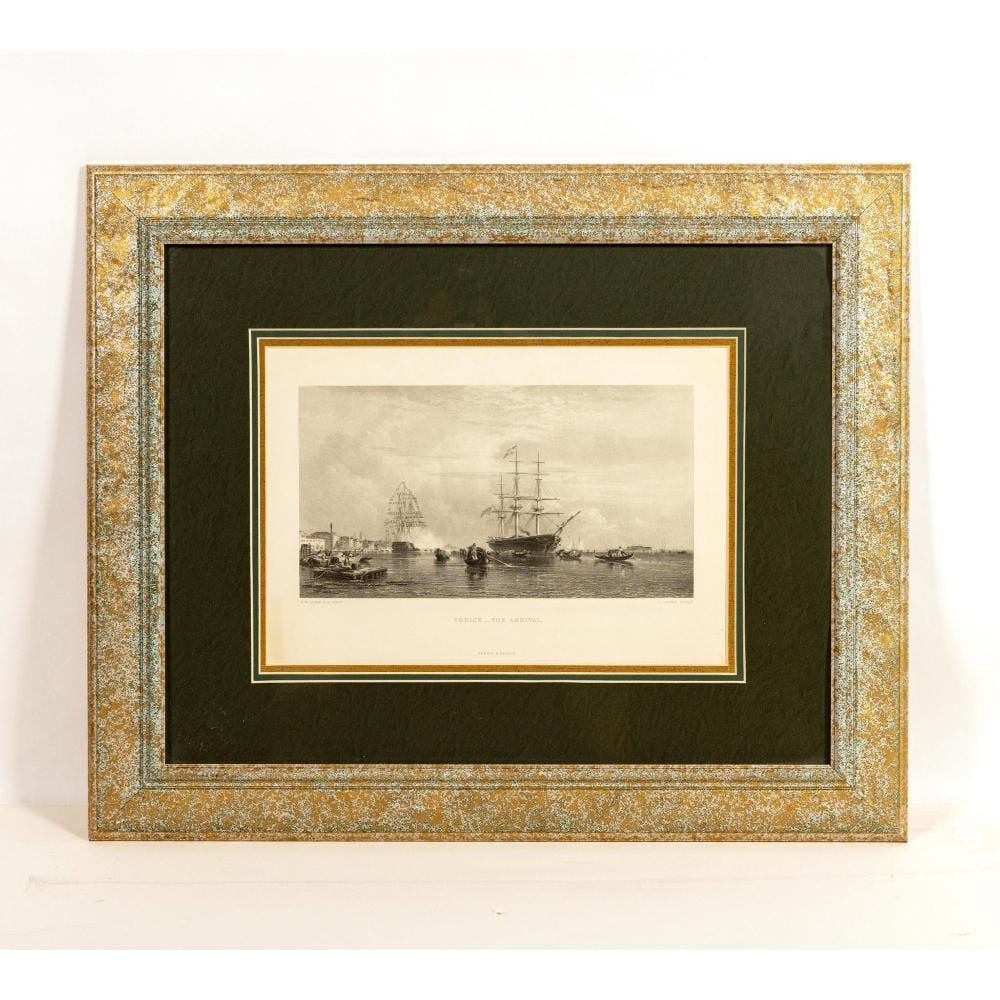 Charles Cousen comparable auction result: charles cousen antique original engraving on paper venice