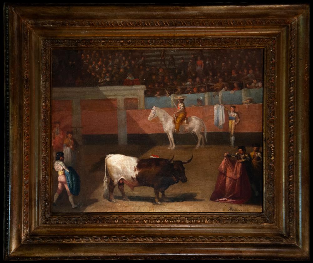 Leonardo Alenza y Nieto comparable auction result: leonardo alenza madrid 1807 1845 la corrida de toros spanish costumbrista school of the 19th century signed