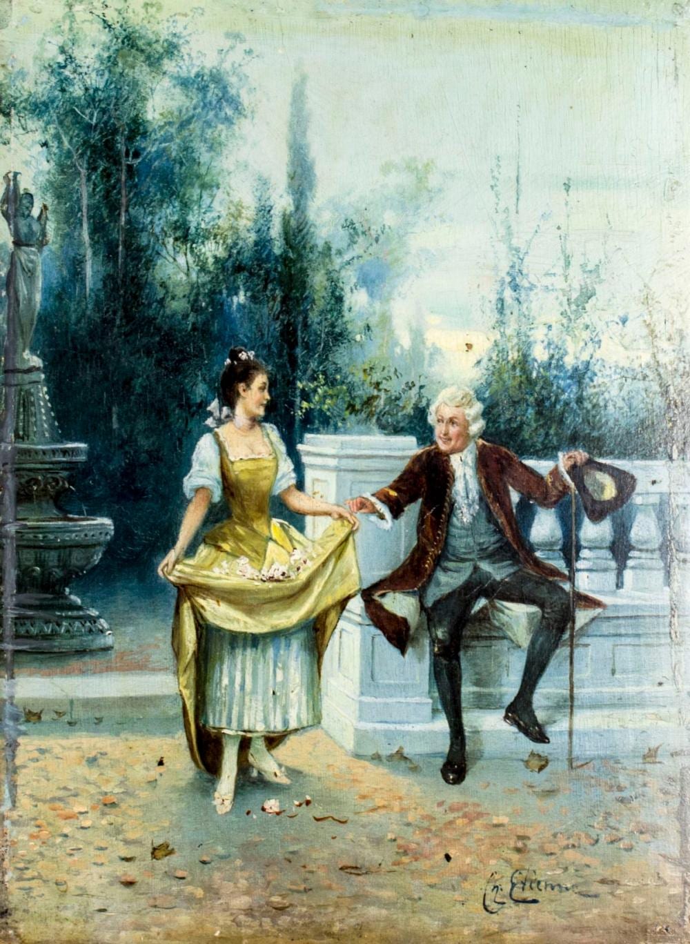 Charles-Etienne (1831) Corpet comparable auction result: charles corpet etienne french 1831 1903 oil painting antique