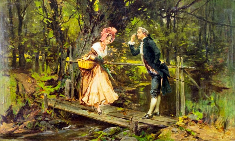 Leon Moran comparable auction result: leon moran pa nj 1864 1941 oil painting antique