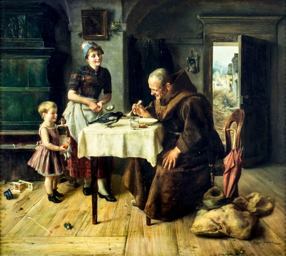 Ernst Nowak comparable auction result: ernst nowak austria 1853 1919 oil painting antique