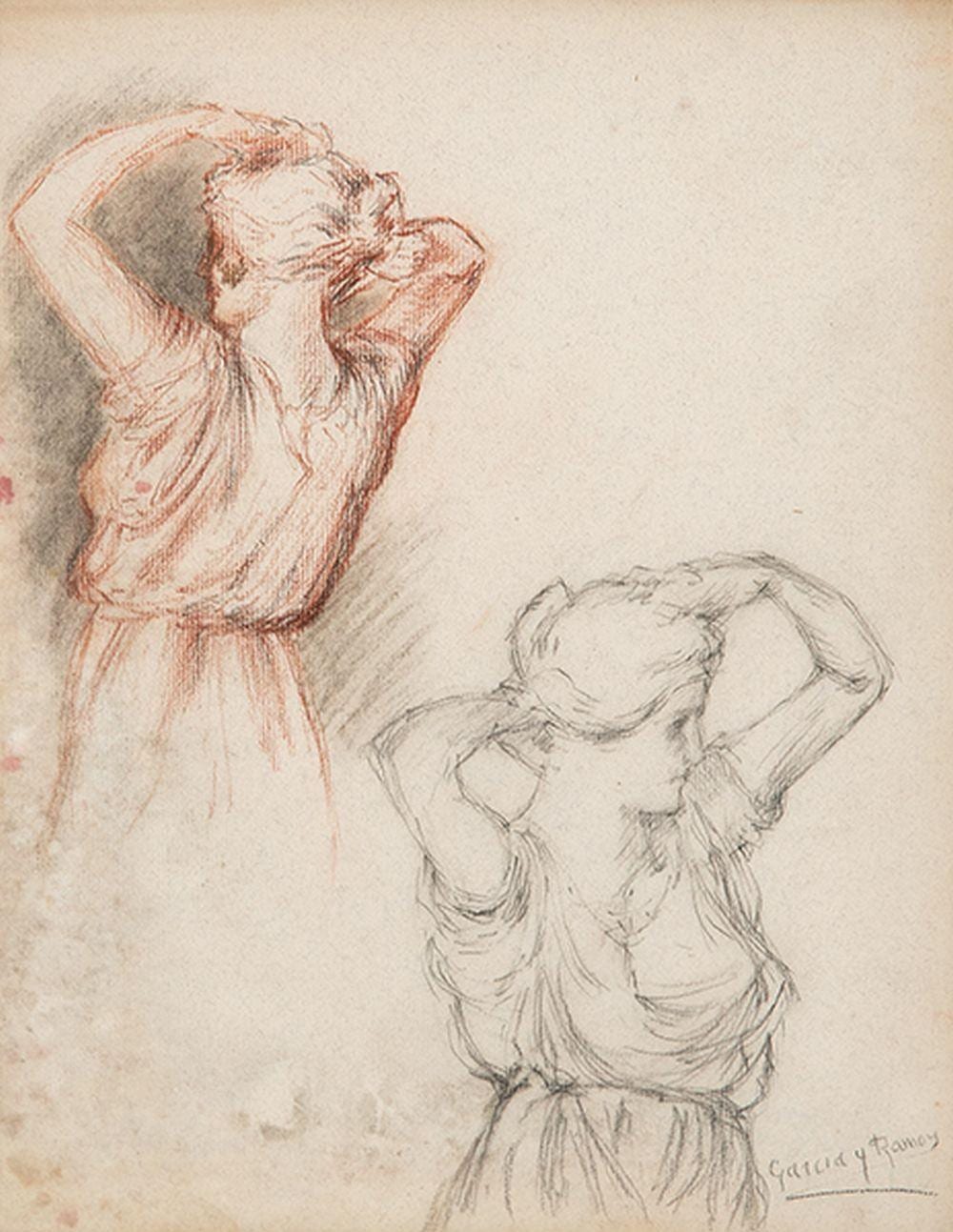 José García y Ramos comparable auction result: jos garc a y ramos mujer pein ndose