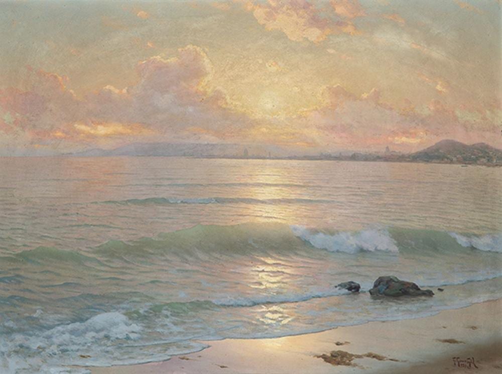 guillermo g mez gil marina al atardecer · Subastas Segre · 2024-05-21 Guillermo Gómez y Gil comparable auction result: guillermo g mez gil marina al atardecer