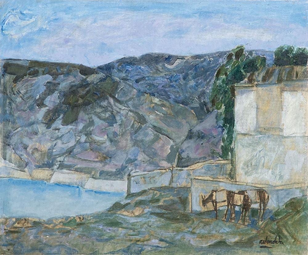 Agustín Redondela comparable auction result: agust n redondela pantano de entrepe as