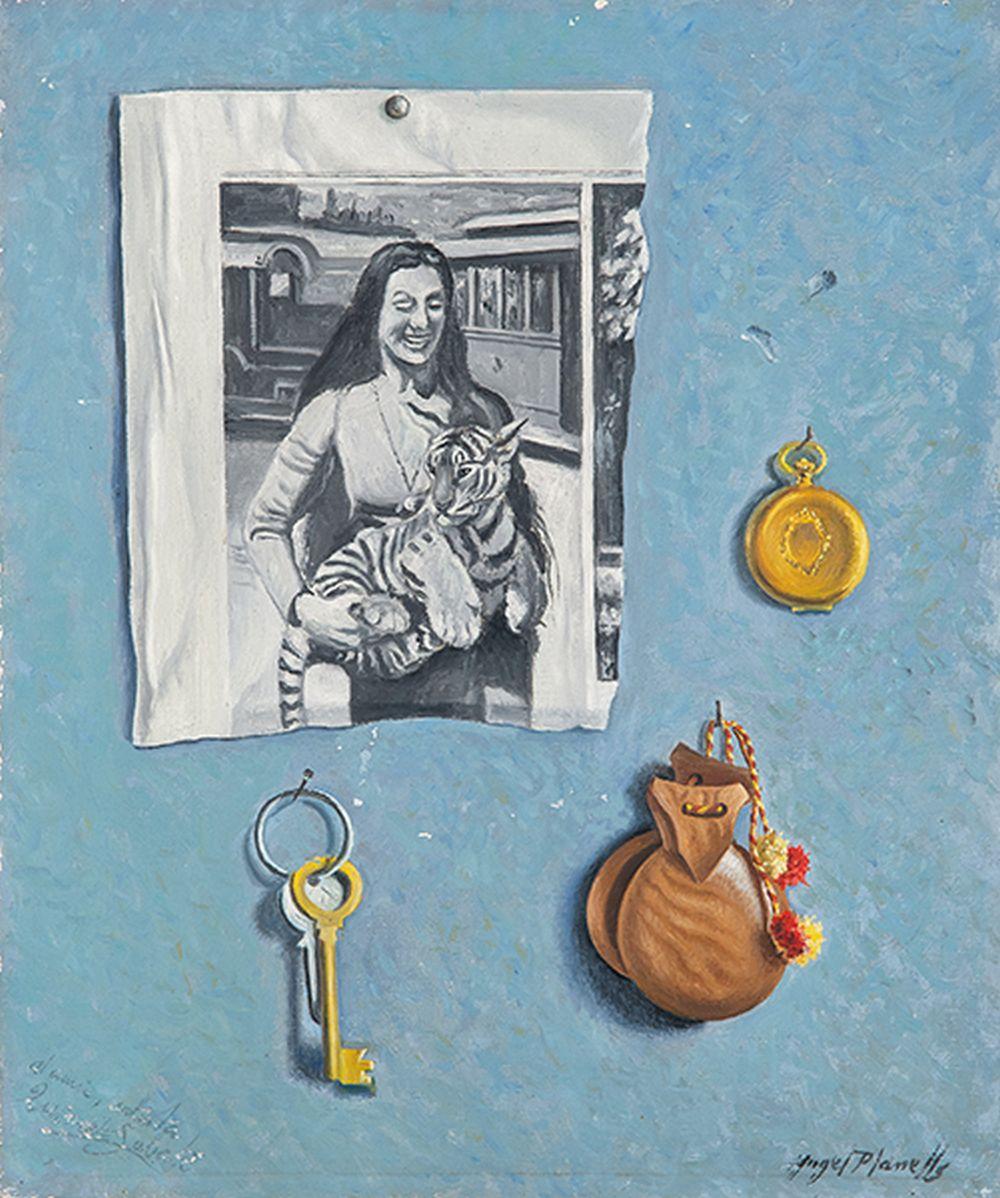 Angel Planells Cruanyes comparable auction result: ngel planells bodeg una pared