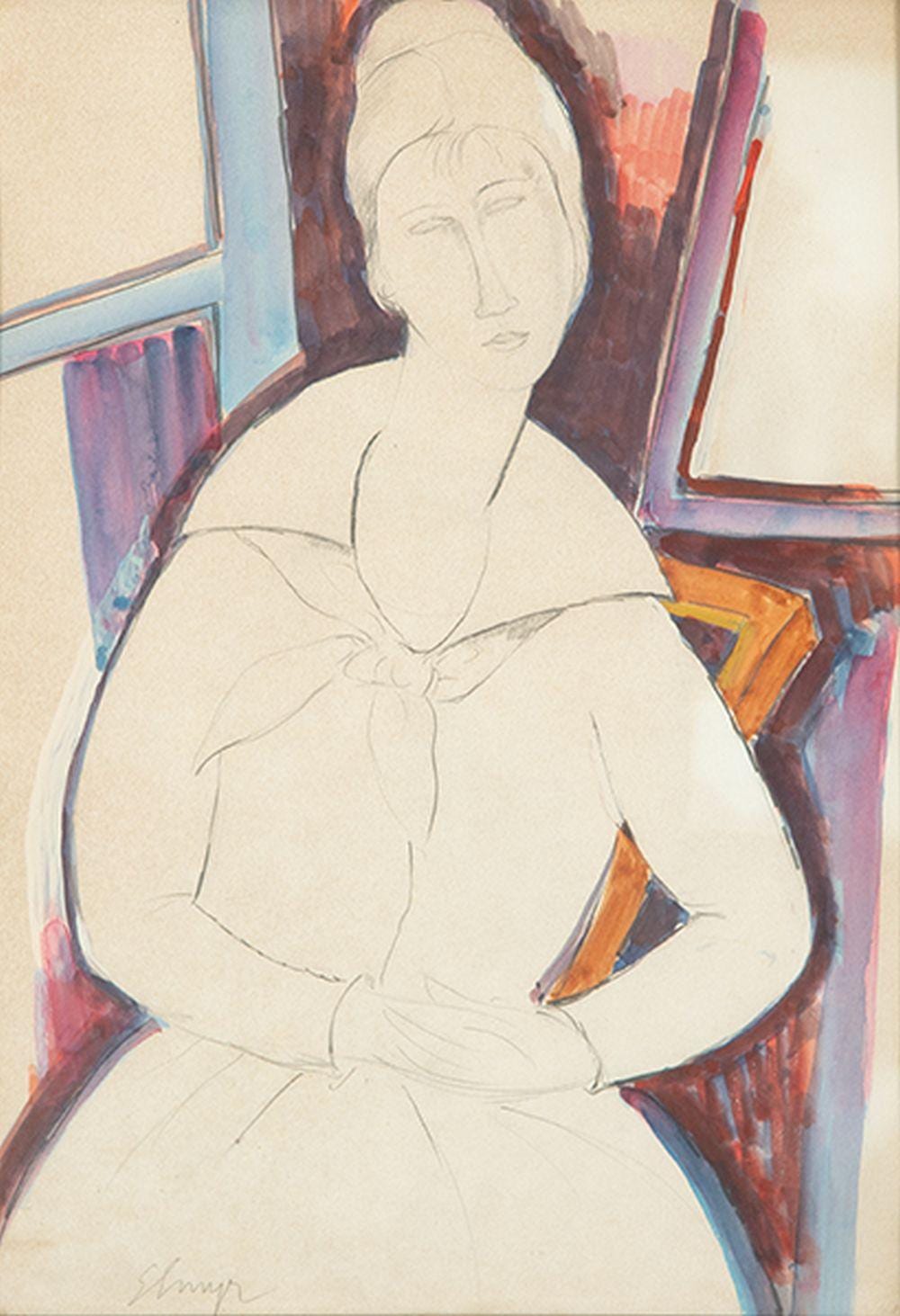 elmyr de hory siguiendo a modigliani · Subastas Segre · 2024-05-21 Elmyr De Hory comparable auction result: elmyr de hory siguiendo a modigliani