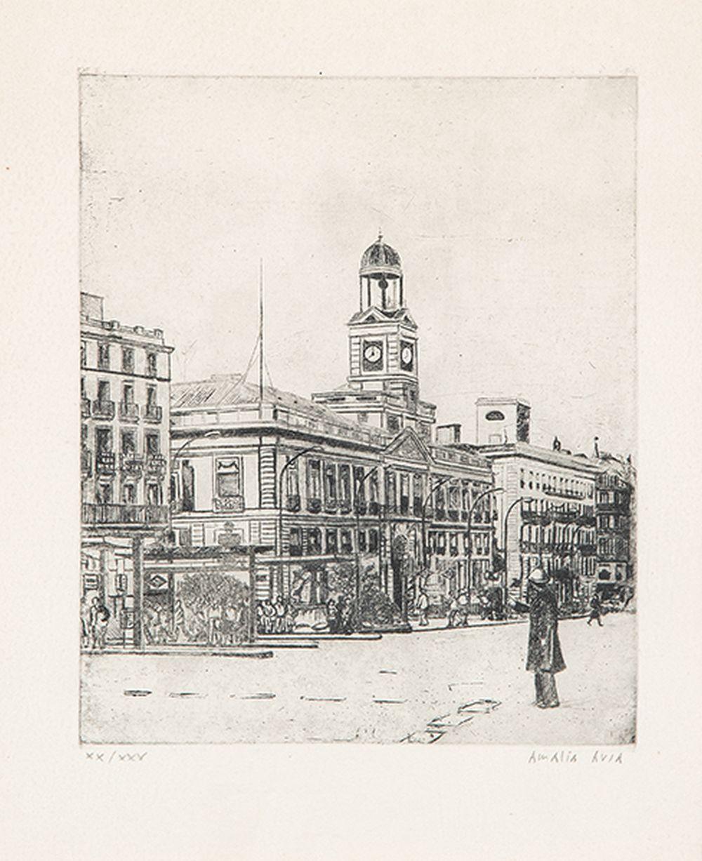 Amalia Avia comparable auction result: amalia avia puerta del sol de madrid