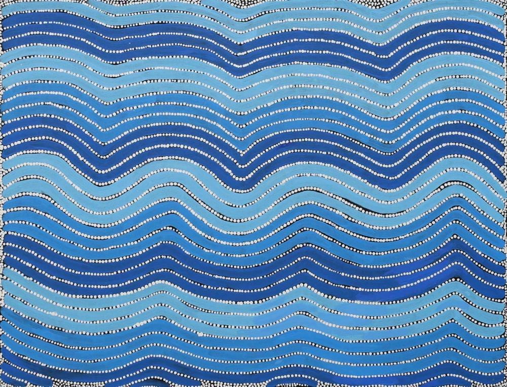 Maitland Jupurrurla Nelson comparable auction result: maitland nelson sandhills acrylic on canvas painted in 2023 comes with certificate of authenticity artwork is stretched and ready to hang 73cm x 93cm