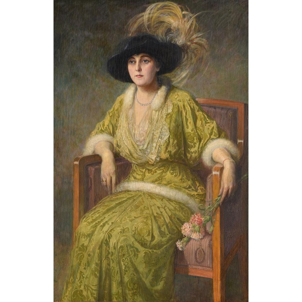 charles joseph watelet 1867 1954 attribu l gante assise au bouquet d illets · Accademia Fine Art · 2024-05-29 Charles Joseph Watelet comparable auction result: charles joseph watelet 1867 1954 attribu l gante assise au bouquet d illets