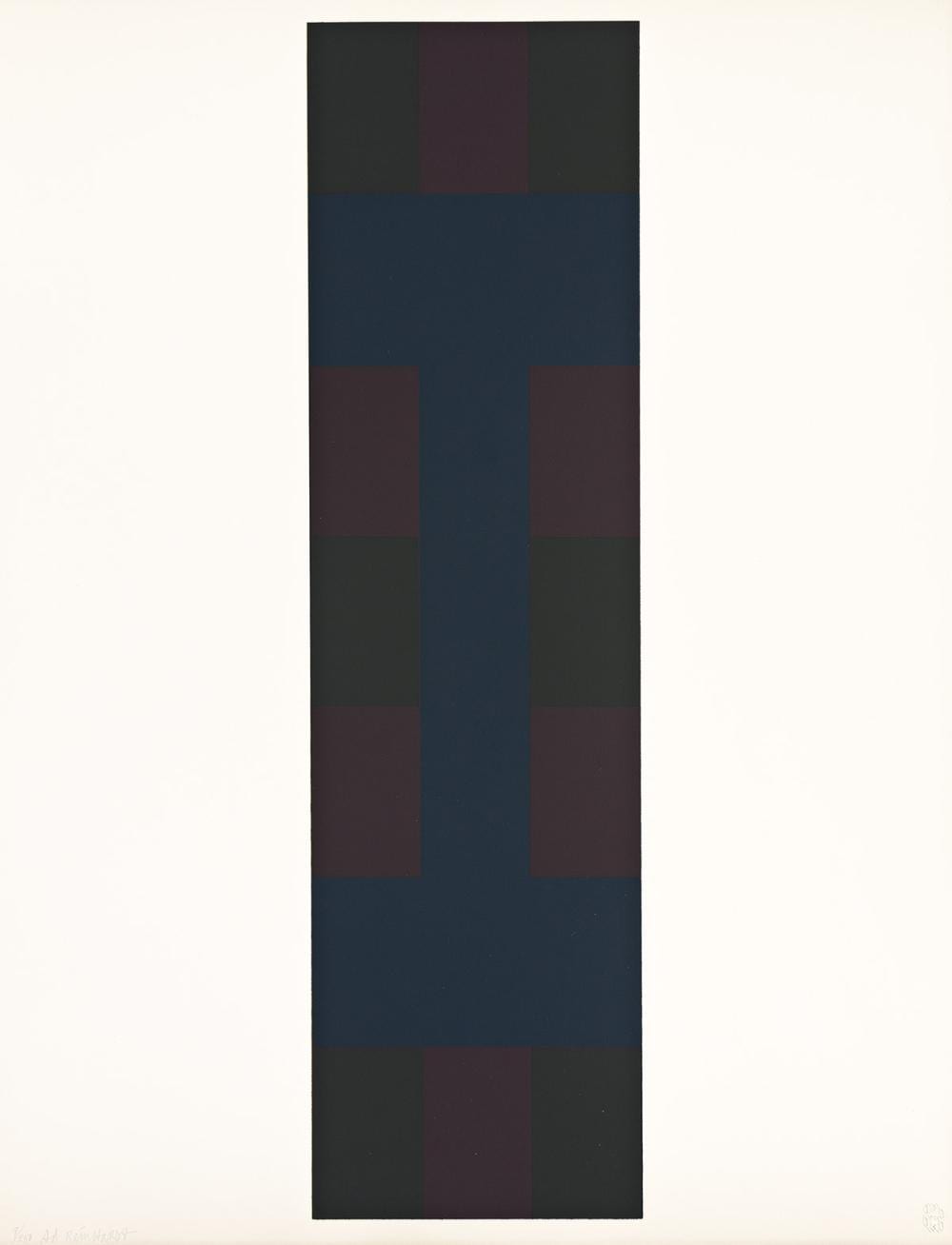 Ad Reinhardt comparable auction result: ad reinhardt 10 screenprints