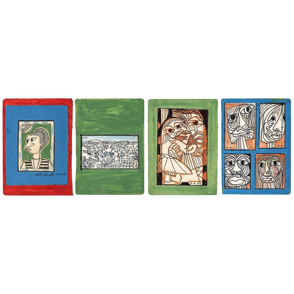 Emma Reyes - Autoretrato, Israel, Pareja, Rostros. comparable sale