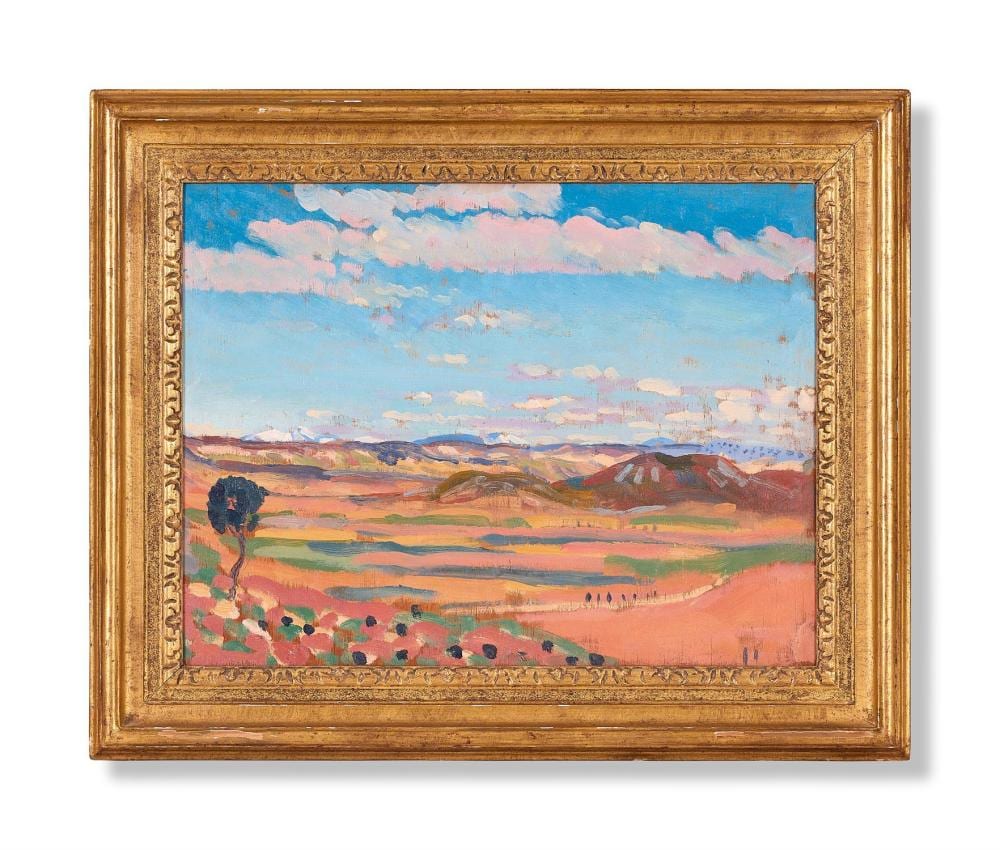 James Dickson Innes comparable auction result: james dickson innes british 1887 1914 landscape south of france
