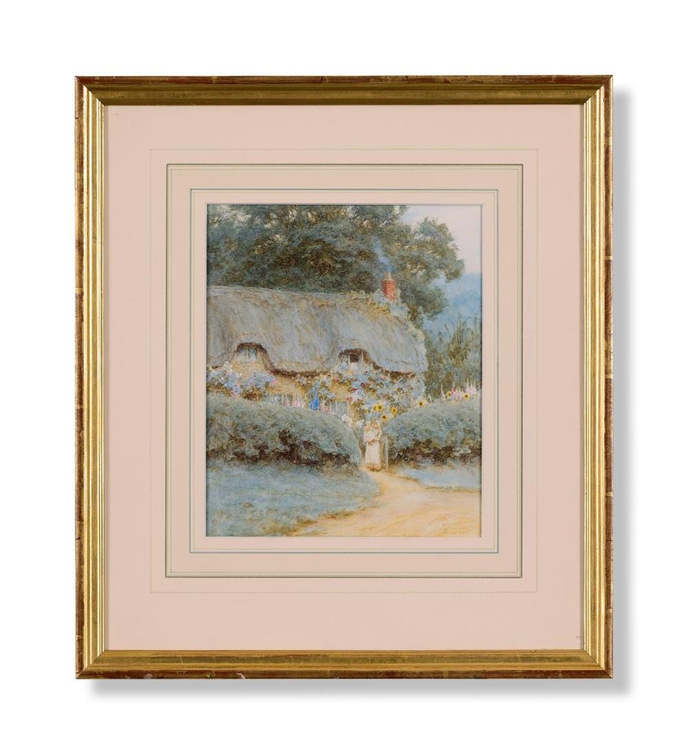 Helen Allingham comparable auction result: helen allingham british 1848 1926 at the cottage gate