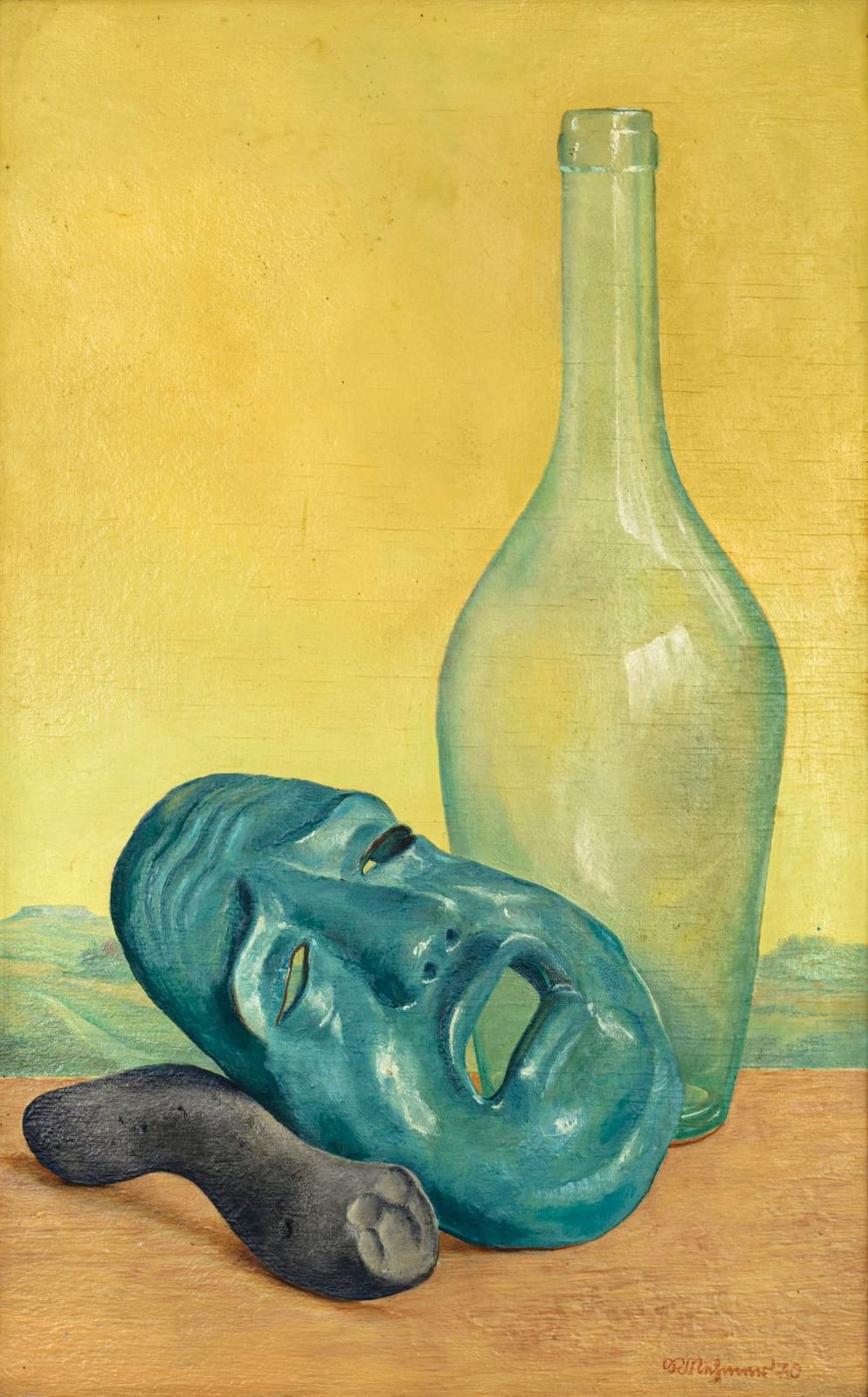 Rudolf Nehmer comparable auction result: rudolf nehmer blaue maske 1970