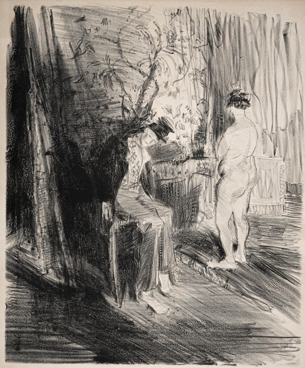 Ferdinand Dorsch comparable auction result: ferdinand dorsch akt und puppe wohl 1920er 1930 s