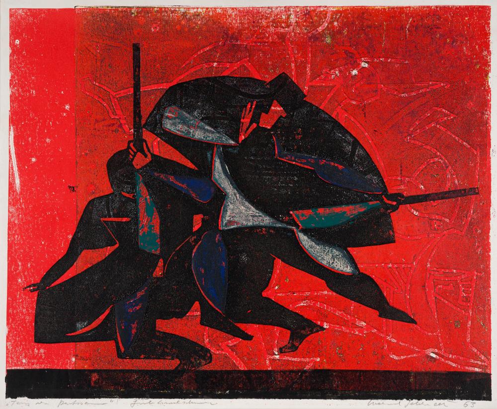 Helmut Gebhardt comparable auction result: helmut gebhardt tanz der partisanen 1963