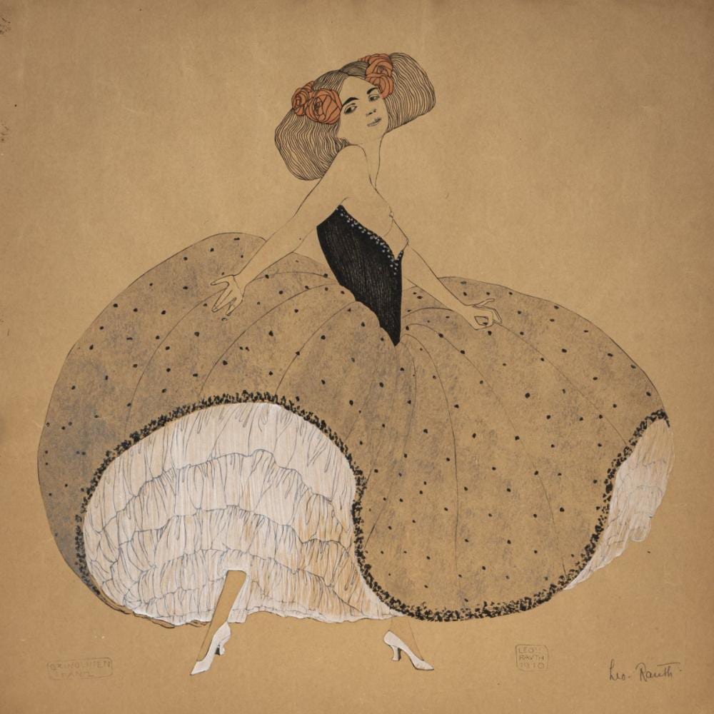 Leo Rauth comparable auction result: leo rauth crinolinentanz 1910