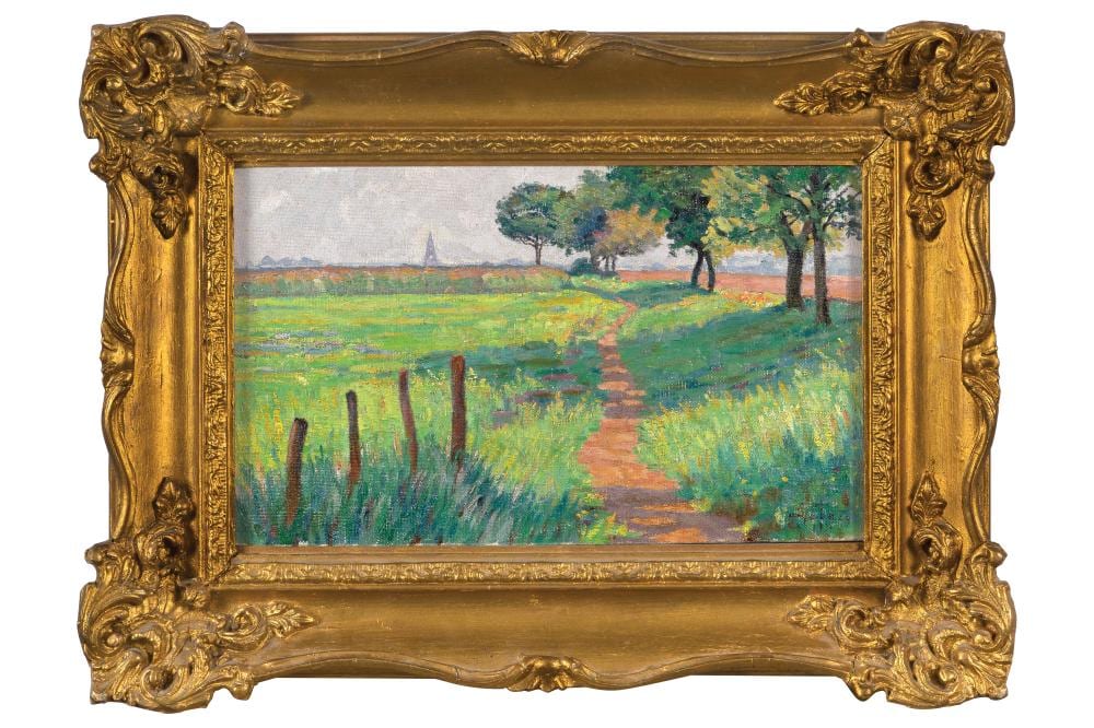 Georges Emile Louis Lebacq comparable auction result: georges lebacq 1876 1950 petit chemin chamant oise 1931
