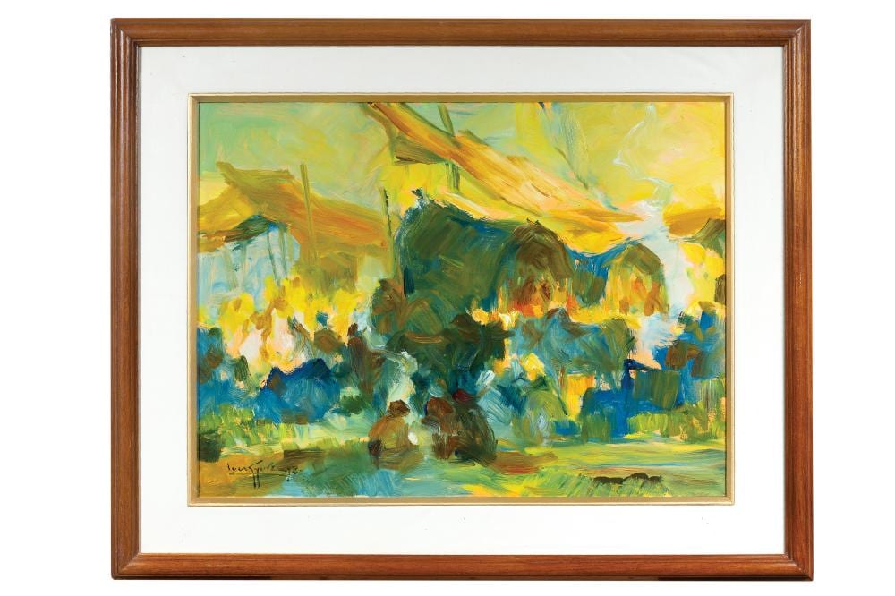 U Lun Gywe comparable auction result: u lun gywe n en 1930 sc ne de march en birmanie 1997