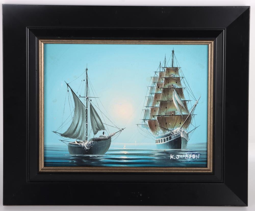 Kurt Jackson comparable auction result: kurt jackson original acrylic after