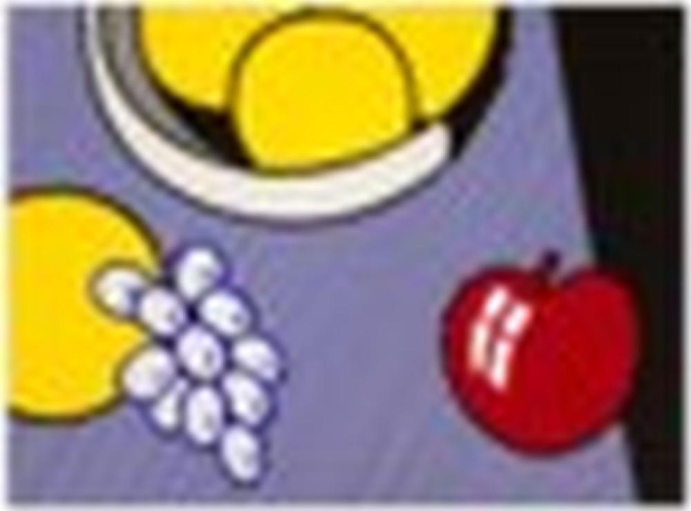 Roy Lichtenstein comparable auction result: roy lichtenstein 1923 1997 apple grapes grapefruit acrylic oil and gr