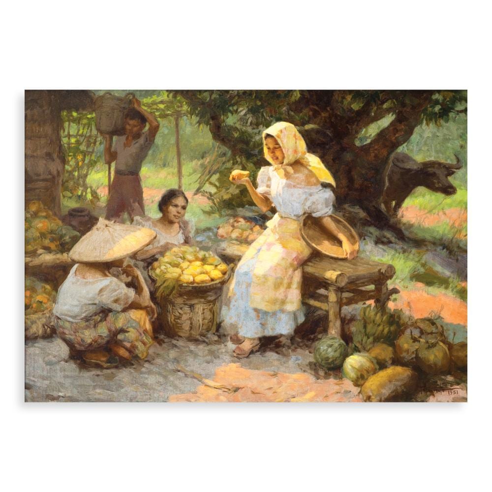 Fernando Amorsolo (1892 - 1972) - Fruit Vendors comparable sale
