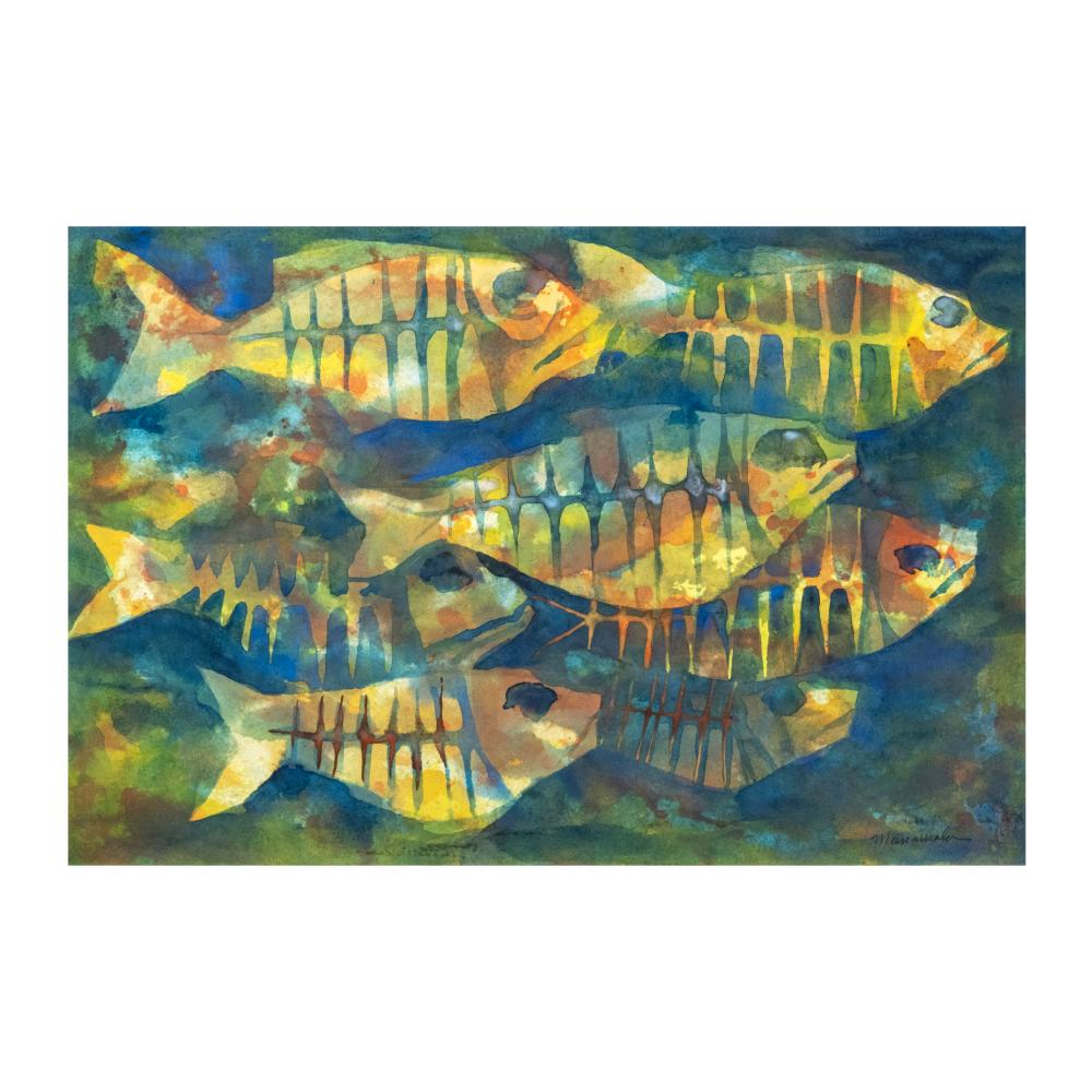 Vicente Manansala (1910 - 1988) - Fish comparable sale