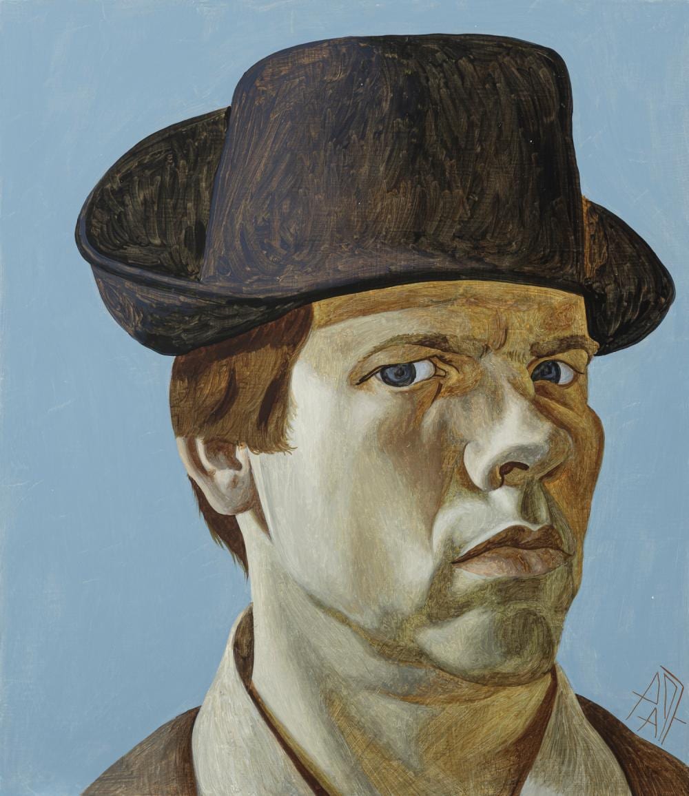 Philip Akkermann comparable auction result: philip akkerman dutch 1957 self portrait no 11 1997