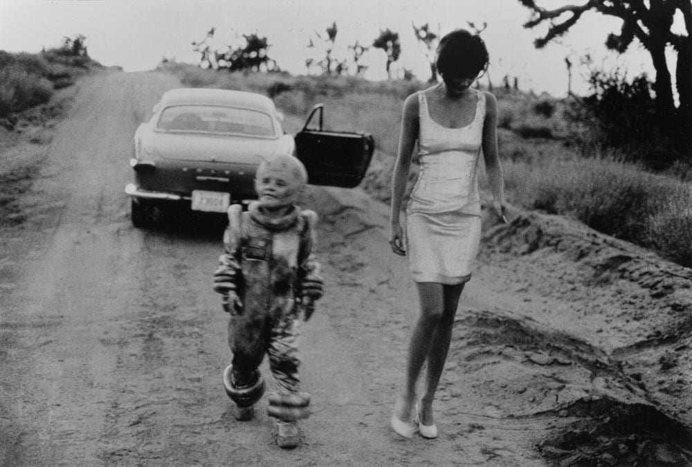 Peter Lindbergh comparable auction result: peter lindbergh german 1944 2019 helena christensen mojave desert california 1990 c 2000