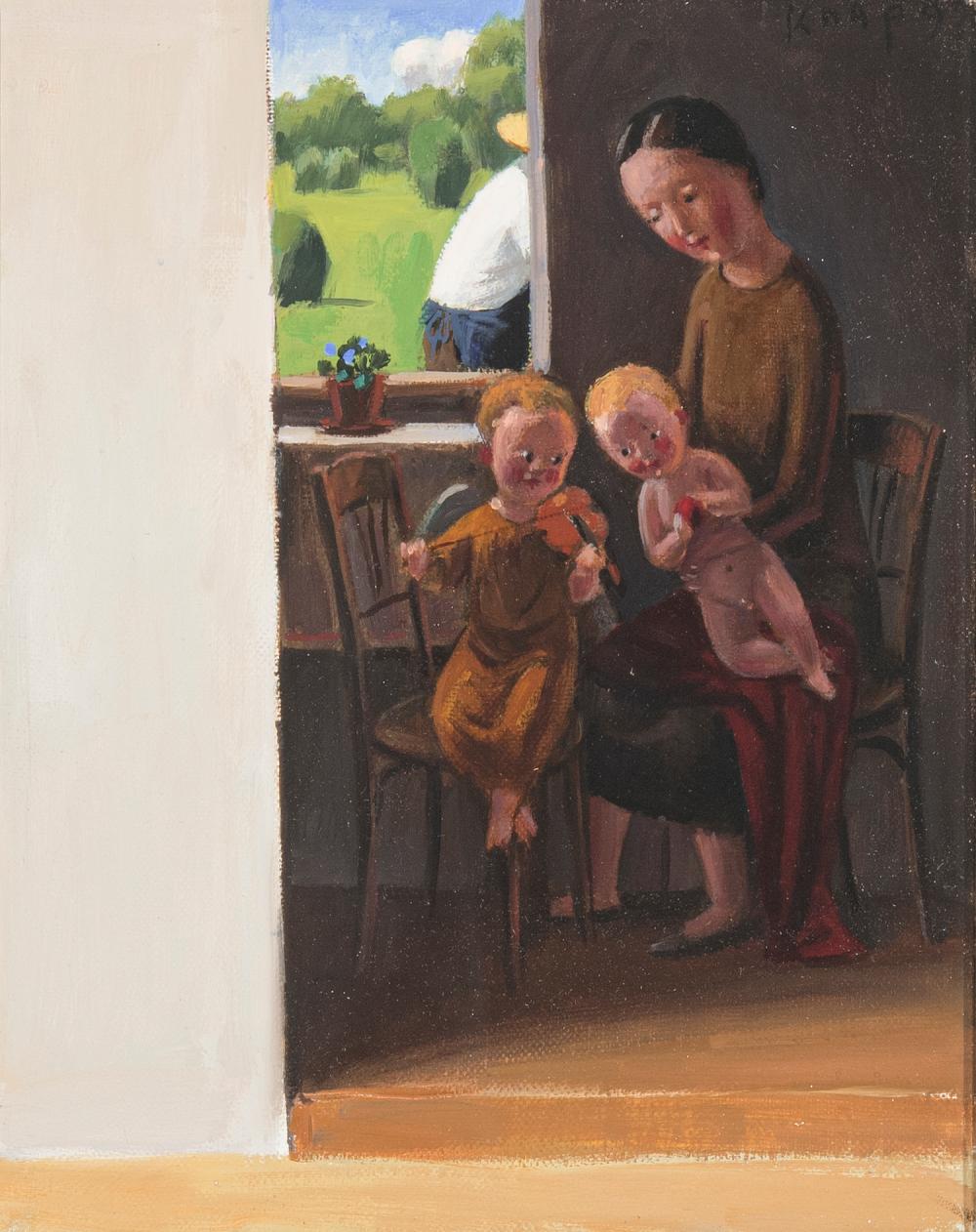 jan knap czech german 1949 mother and children 1992 · Adams Amsterdam Auctions · 2024-06-11 Jan Knap comparable auction result: jan knap czech german 1949 mother and children 1992