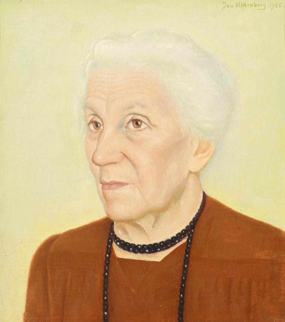 Jan Hendrik Willem Wittenberg comparable auction result: jan wittenberg dutch 1886 1963 portrait of a lady possibly of margaretha van beuningen 1955