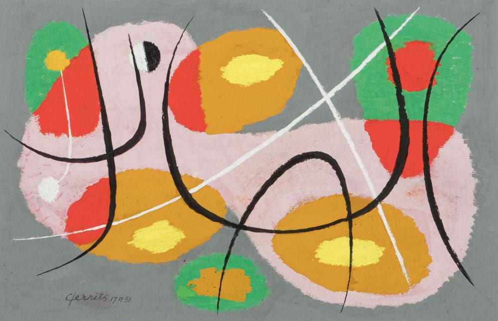 Ger Gerrits comparable auction result: ger gerrits dutch 1893 1965 untitled 1951