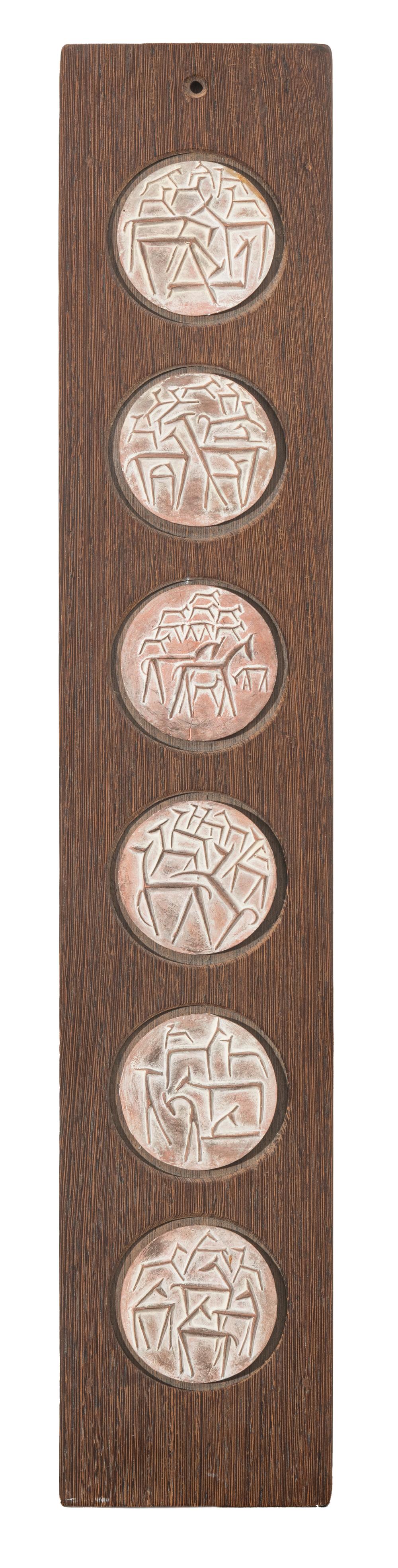 Federico Antonio Carasso comparable auction result: fred carasso italian dutch 1899 1969 six deer medals c 1953