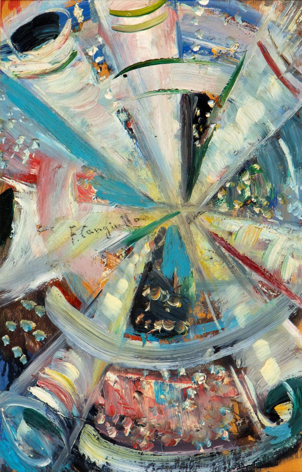 Francesco Cangiullo comparable auction result: francesco cangiullo napoli 1884 livorno 1977 ricordo futurista