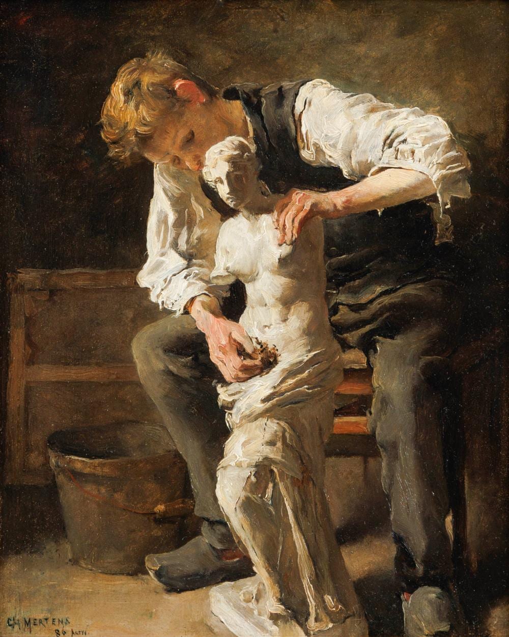 Charles Mertens comparable auction result: charles mertens 1865 1919