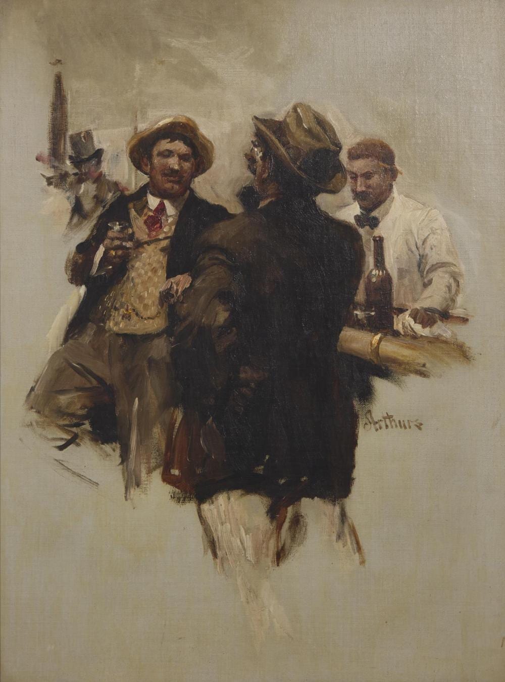 Stanley Massey Arthurs comparable auction result: stanley massey arthurs american 1877 1950 it was a sight for sore eyes to see tim sullivan the bond of comradeship