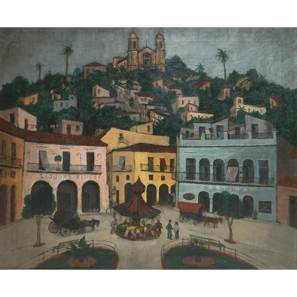 Glenn O. Coleman comparable auction result: glenn o coleman american 1887 1932