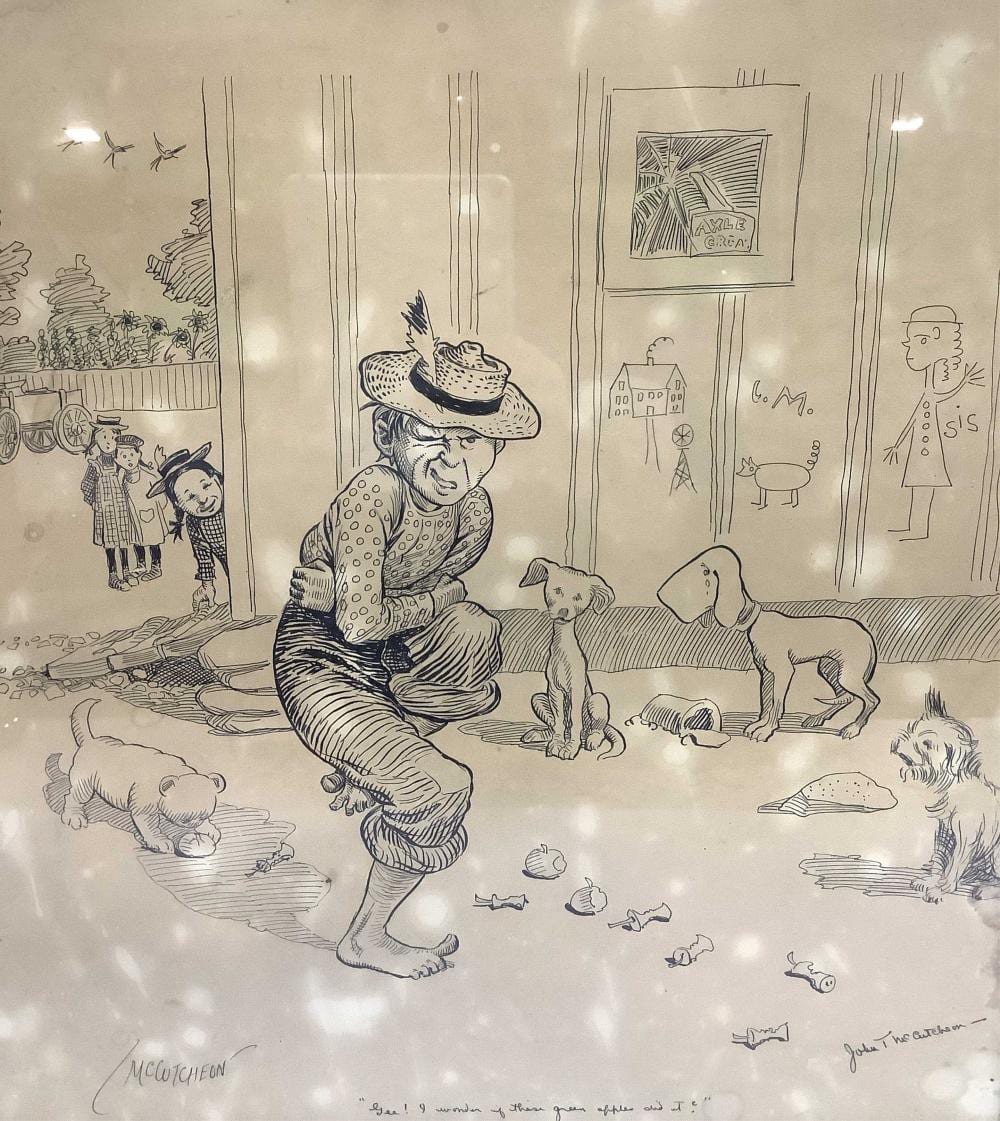 John Tinney McCutcheon comparable auction result: john tinney mccutcheon 1870 1949 ink on board