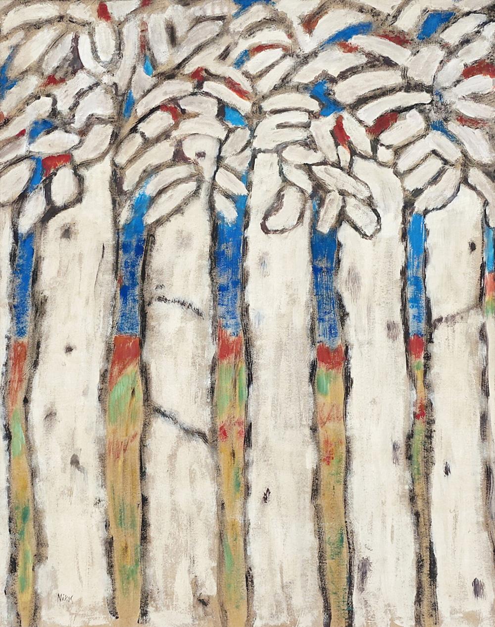 nikos kessanlis 1930 2005 trees c1987 · Hellenic Auctions · 2024-05-30 Nikos comparable auction result: nikos kessanlis 1930 2005 trees c1987