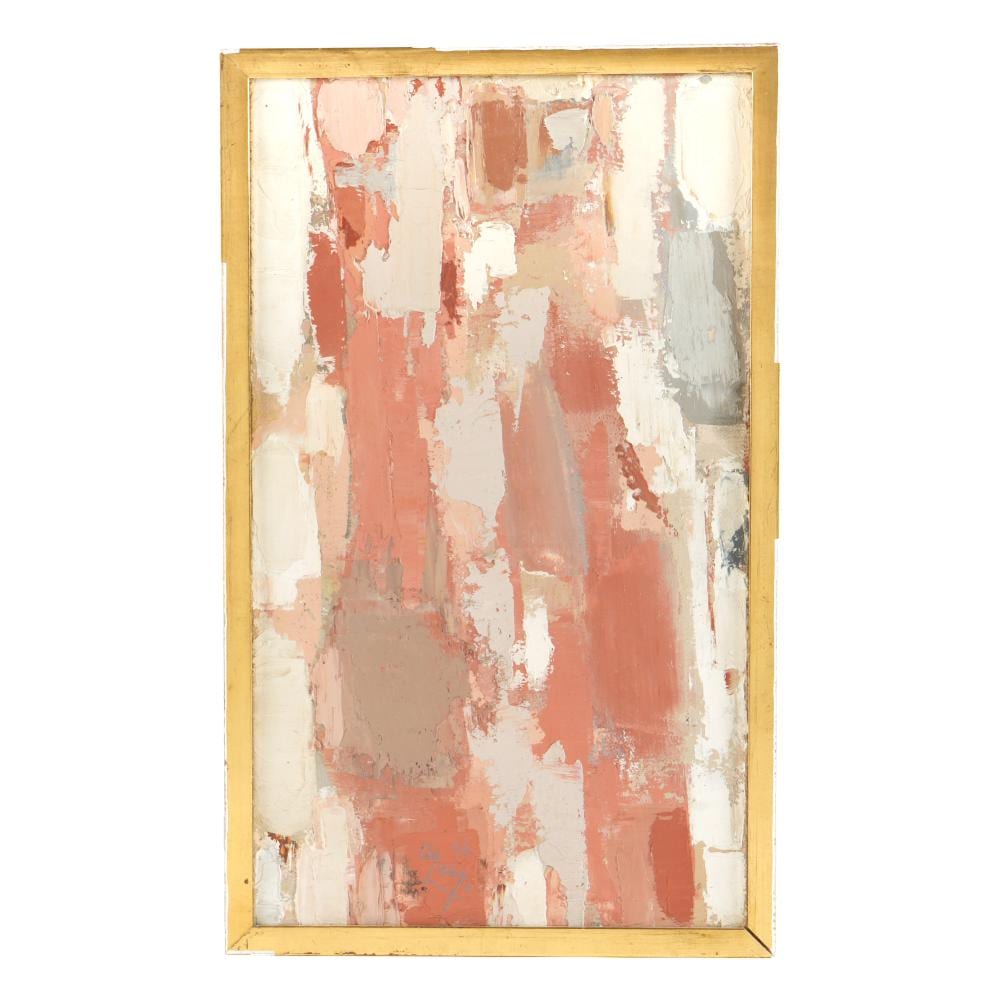 Fermin Aguayo comparable auction result: fermin aguayo 1956 abstract composition painting