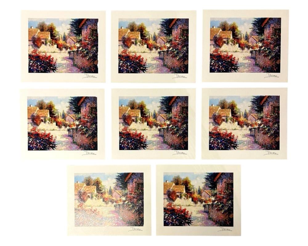 8pc alex perez village view iii serigraphs · Monarch Auction and Estate Services · 2024-05-26 Alex Perez comparable auction result: 8pc alex perez village view iii serigraphs