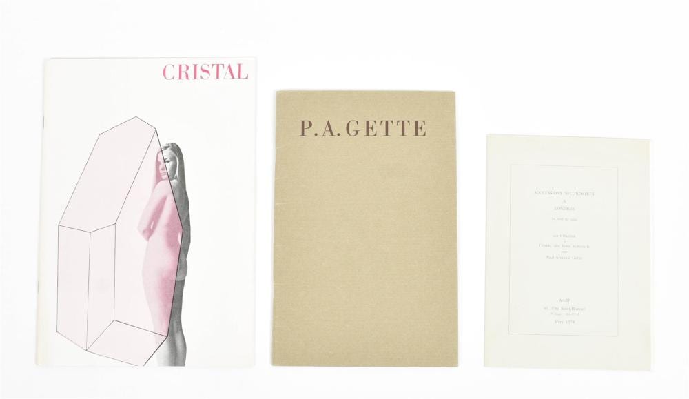 Paul-Armand Gette comparable auction result: paul armand gette early artists books