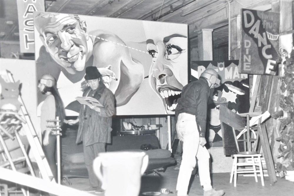 Al Hansen comparable auction result: al hansen happening at time space theatre new york 1966 vintage print